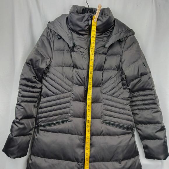 Madison Women’s Puffer Coat Size M Insulated Quilted Long Winter Jacket - Picture 9 of 12